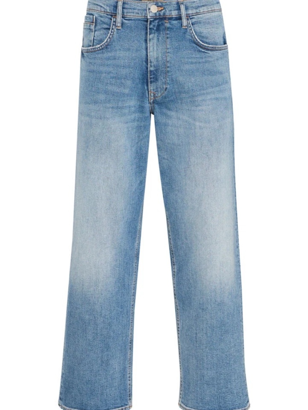 Light Blue Straight Leg Men's Jeans